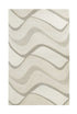 8' X 10' Ivory And Gray Wool Abstract Hand Tufted Area Rug